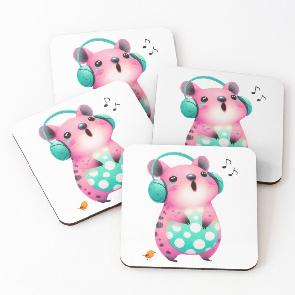 Item preview, Pink Quokka designed and sold by Beyondnote-Art.