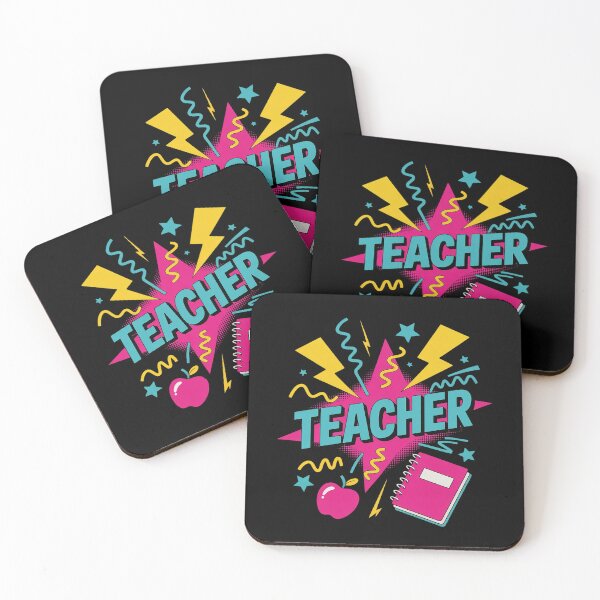 Item preview, Teacher 90s Retro Colorful Teacher Of The 90s Back To School designed and sold by KonopikaaArt.
