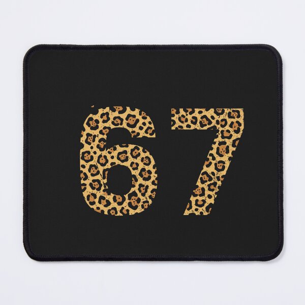 Item preview, 6-7 Meme Leopard Cheetah Cool Six-Seven Funny 67 Gen Z Alpha designed and sold by ArleneRowe.