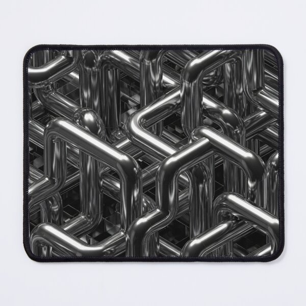 Item preview, Chrome Pipe Grid designed and sold by Kaleidoscope Print.