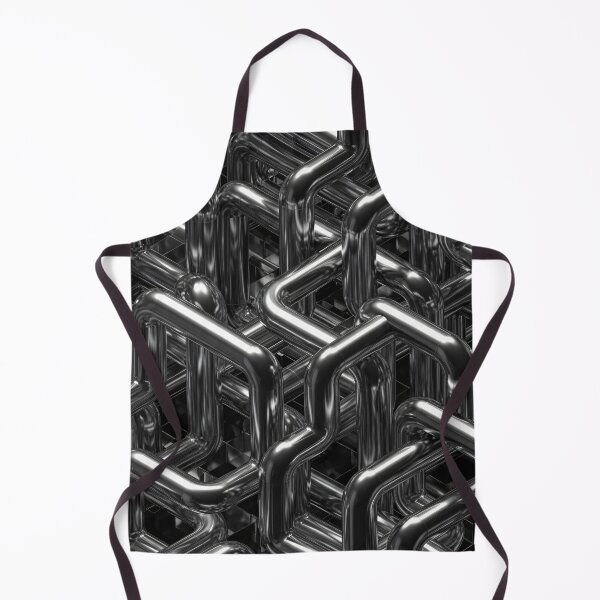 Item preview, Chrome Pipe Grid designed and sold by Kaleidoscope Print.