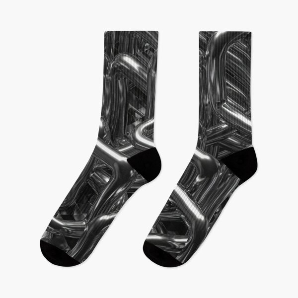 Item preview, Chrome Pipe Grid designed and sold by Kaleidoscope Print.