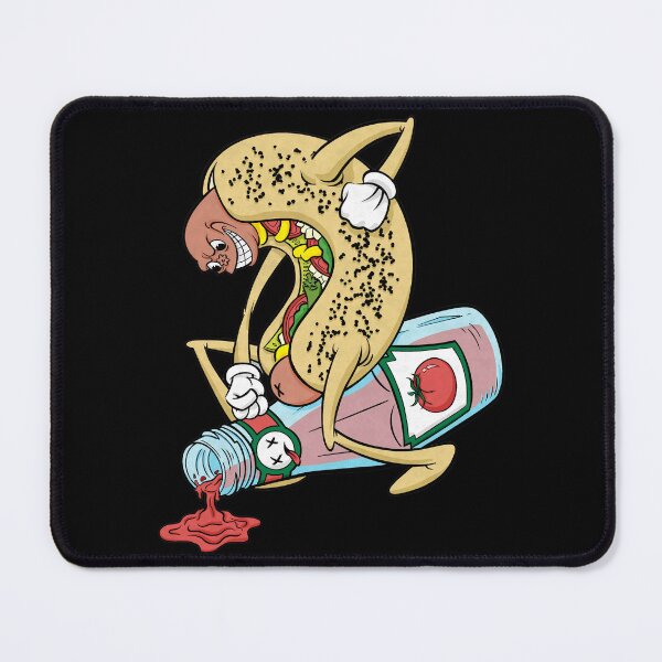 Item preview, Chicago Style Hot Dog Beating Up Ketchup designed and sold by BerlinerKatzen.