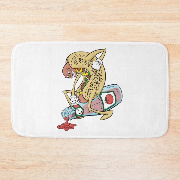 Item preview, Chicago Style Hot Dog Beating Up Ketchup designed and sold by BerlinerKatzen.