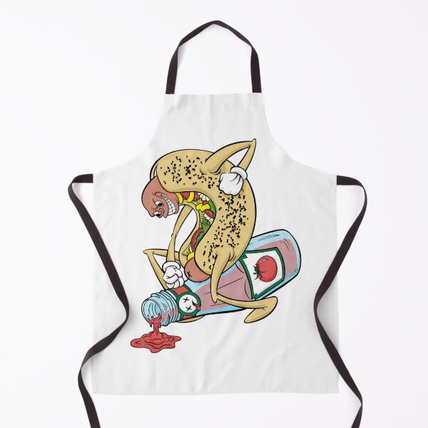 Item preview, Chicago Style Hot Dog Beating Up Ketchup designed and sold by BerlinerKatzen.