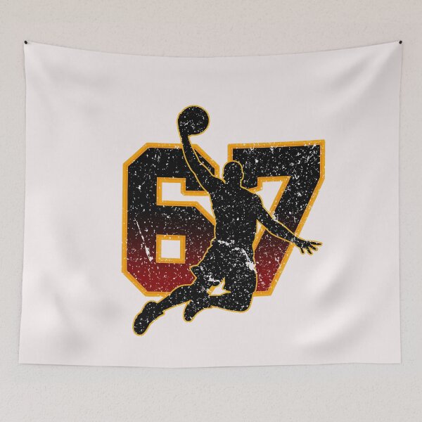 Item preview, 67 Basketball Meme Six Seven Slam Dunk Boys Brain Rot Game  designed and sold by ArleneRowe.