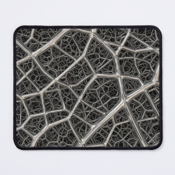 Item preview, Chrome Cellular Lattice designed and sold by Kaleidoscope Print.