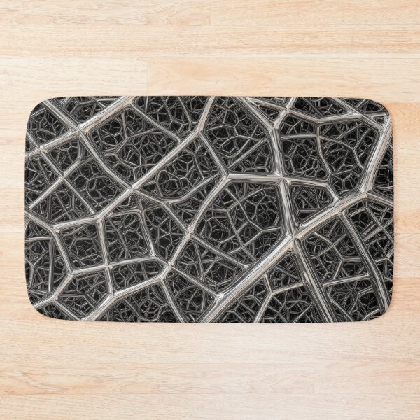 Item preview, Chrome Cellular Lattice designed and sold by Kaleidoscope Print.
