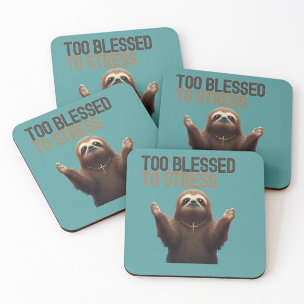 Item preview, Too blessed to stress unique Christian design designed and sold by BandGTees.