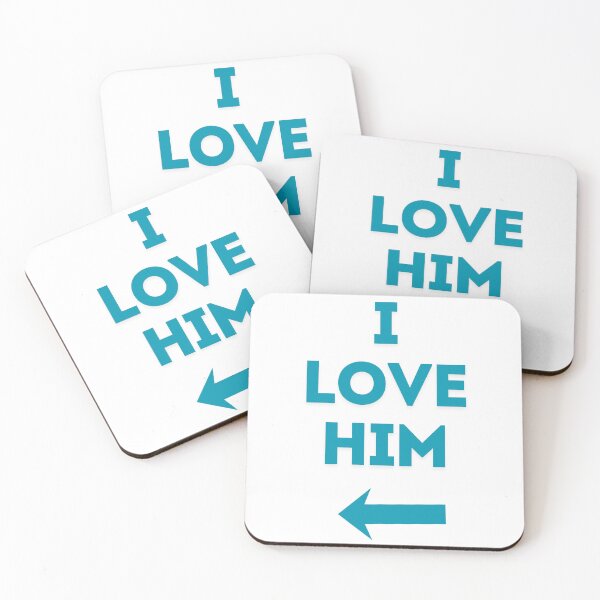 Item preview, I LOVE HIM designed and sold by TheTippingPoint.