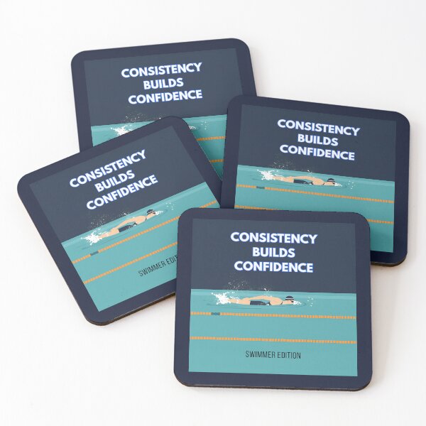 Item preview, Consistency Builds Confidence – Women’s Swim Motivation Gift Apparel for Endurance Athletes designed and sold by endurothreads.