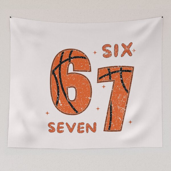 Item preview, 67 Basketball Six Seven 6 7 Meme 6  designed and sold by ArleneRowe.