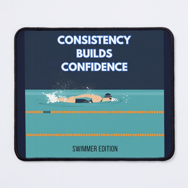 Item preview, Consistency Builds Confidence – Women’s Swim Motivation Gift Apparel for Endurance Athletes designed and sold by endurothreads.