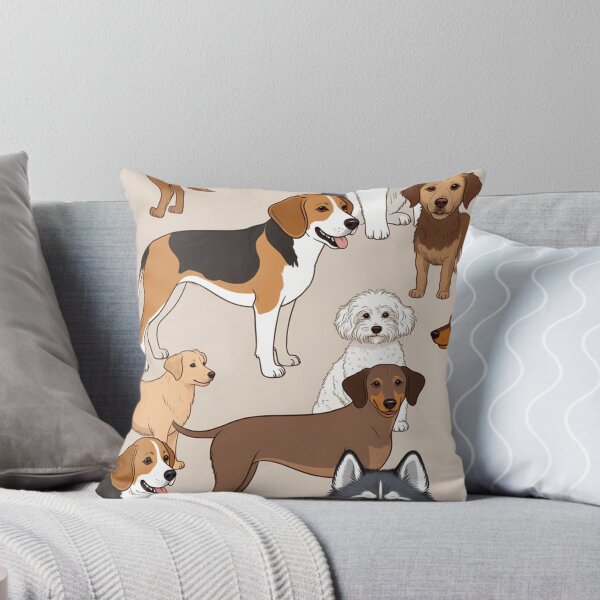 Item preview, Cute Dogs Pattern Cartoon Breeds designed and sold by SassyArtistry.