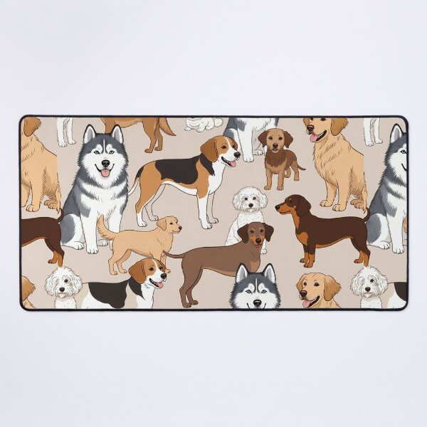Item preview, Cute Dogs Pattern Cartoon Breeds designed and sold by SassyArtistry.