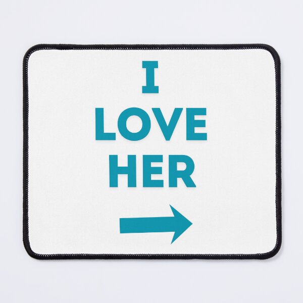 Item preview, I LOVE HER designed and sold by TheTippingPoint.