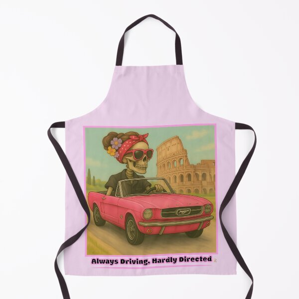 Item preview, Stylish Skull Driving in Rome designed and sold by JoysByTanja.