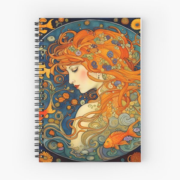 Artikelvorschau, Frau des Wassers Jugendstil entworfen und verkauft von Glimmersmith.