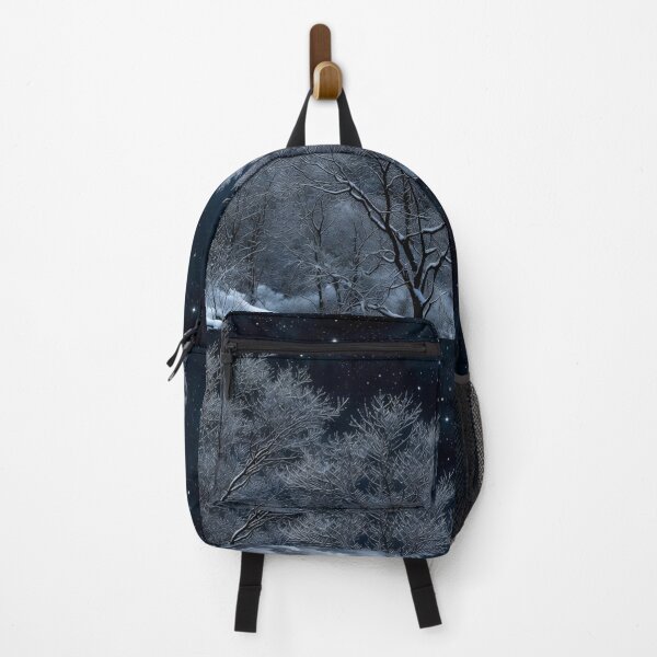 Item preview, Winter Night Forest Landscape designed and sold by SassyArtistry.