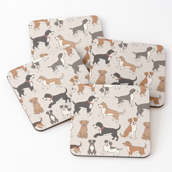 Item preview, Cute Dog Breeds Pattern designed and sold by SassyArtistry.