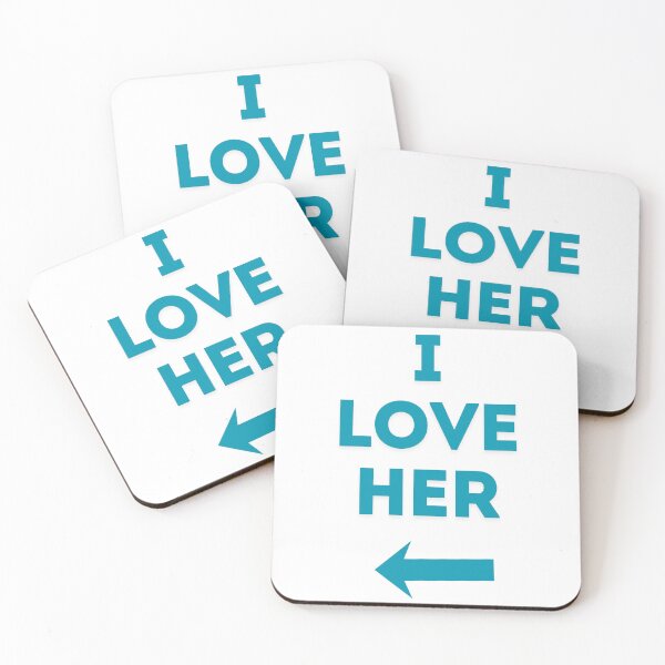 Item preview, I LOVE HER designed and sold by TheTippingPoint.