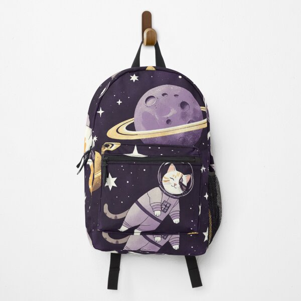 Item preview, Astronaut Cats Floating in Deep Space Pattern designed and sold by SassyArtistry.