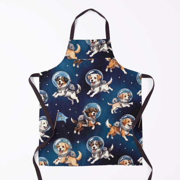 Item preview, Astronaut Dogs Floating in Space Pattern designed and sold by SassyArtistry.