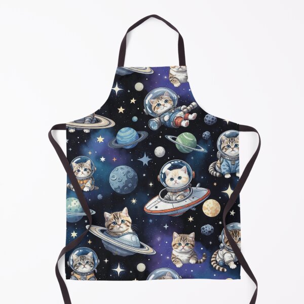 Item preview, Astronaut Cats Exploring Space Pattern designed and sold by SassyArtistry.