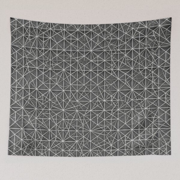 Item preview, Triangular Wireframe Grid designed and sold by Kaleidoscope Print.