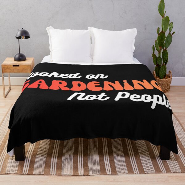 Item preview, Hooked on Gardening, Not People – Plant Lover Humor designed and sold by Reasmerch.
