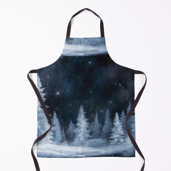 Item preview, Winter Night Forest Landscape designed and sold by SassyArtistry.