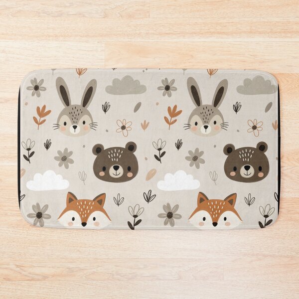 Aperçu de l'œuvre Visages d'animaux mignons de la forêt créée et vendue par SassyArtistry.
