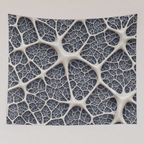 Item preview, Ivory Neural Mesh designed and sold by Kaleidoscope Print.