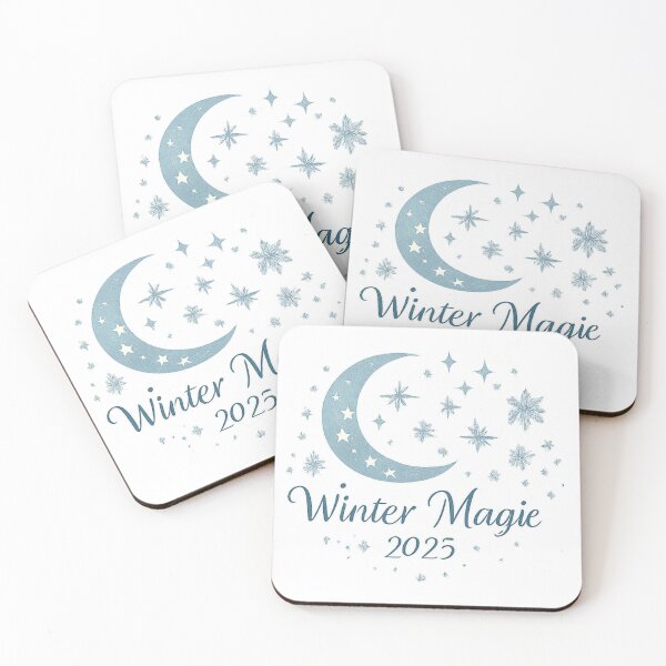 Item preview, Winter Magic 2025 – Celestial Moon and Snowflake Holiday Design designed and sold by thesweetestthingja.