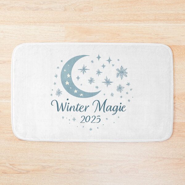 Item preview, Winter Magic 2025 – Celestial Moon and Snowflake Holiday Design designed and sold by thesweetestthingja.