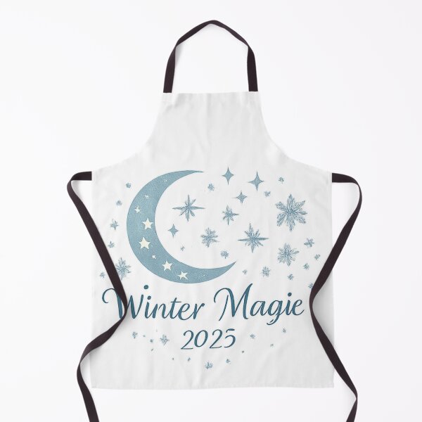 Item preview, Winter Magic 2025 – Celestial Moon and Snowflake Holiday Design designed and sold by thesweetestthingja.