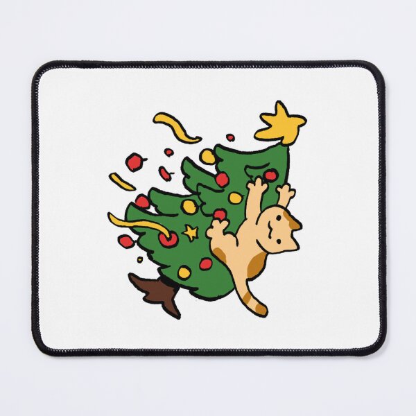 Item preview, Christmas Tree Naughty Cat designed and sold by PixelRag.