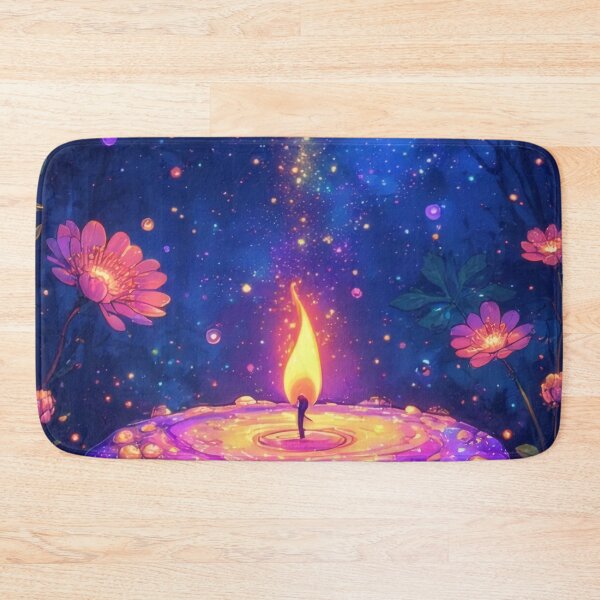 Item preview, Magic candle in the blooming garden (copy of Bu) designed and sold by Mianku | Für das Leben.