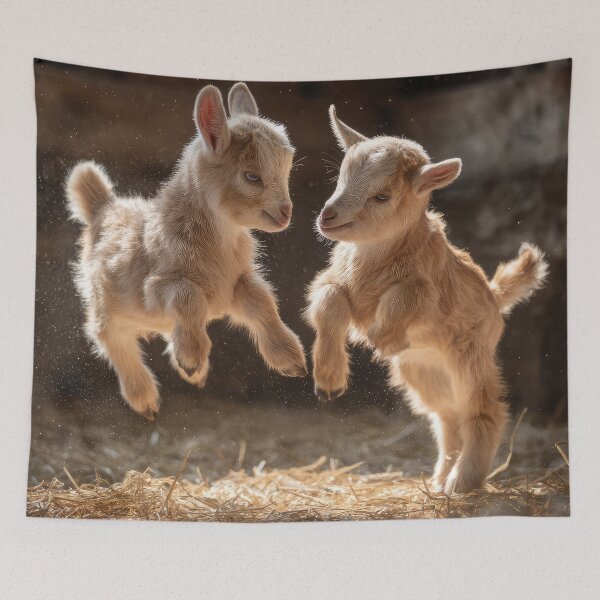 Item preview, Playful Baby Goats 01 designed and sold by Elisabeth Lucas.