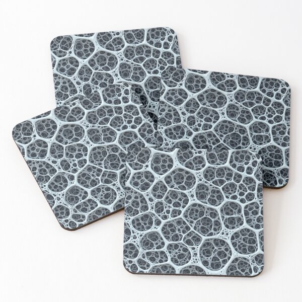 Item preview, Frosted Cellular Mesh designed and sold by Kaleidoscope Print.