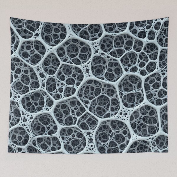 Item preview, Frosted Cellular Mesh designed and sold by Kaleidoscope Print.