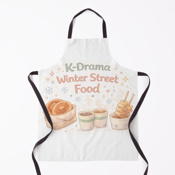 Item preview, K-Drama Winter Street Food | Cozy Korean Food Aesthetic Sticker designed and sold by Soft Seoul Studio.