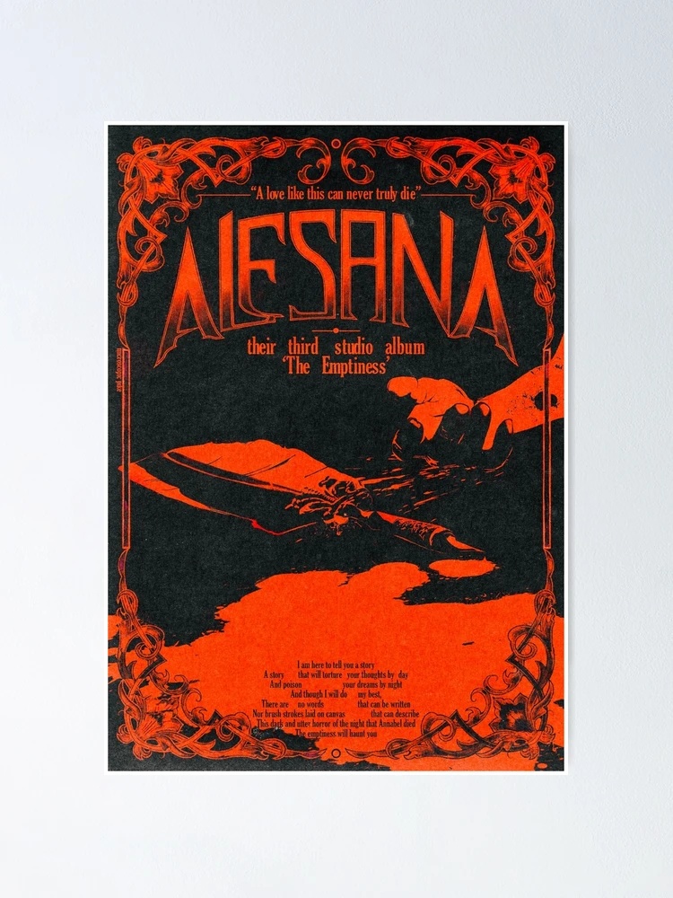 洋楽 ALESANA / THE EMPTINESS fposter,small,wall_texture,