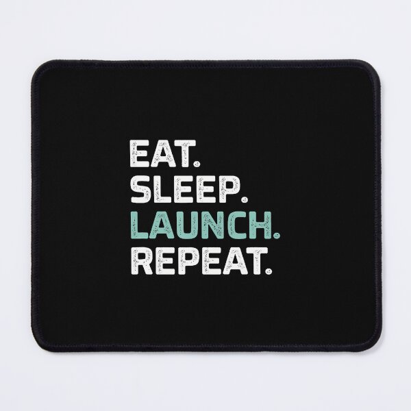 Item preview, Eat Sleep Launch Repeat - Vintage Style - designed and sold by scottsurswab.