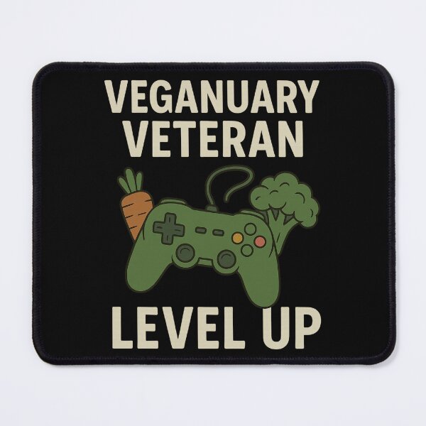 Item preview, Veganuary Veteran Level up  designed and sold by Nikki Krishna.