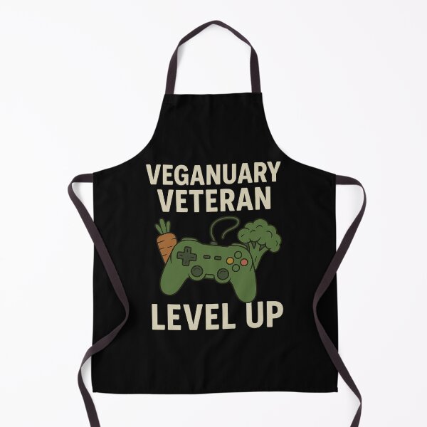 Item preview, Veganuary Veteran Level up designed and sold by Nikki Krishna.
