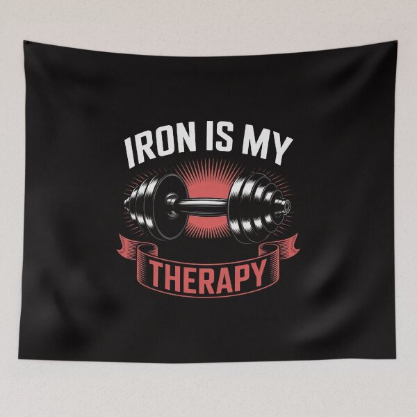 Item preview, Iron Is My Therapy Bodybuilding For Bodybuilders designed and sold by banbopbii.