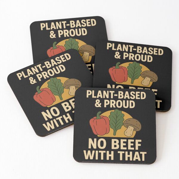 Item preview, Plant- based and proud. No beef with that designed and sold by Nikki Krishna.