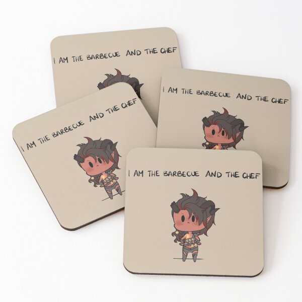 Item preview, I am the barbecue AND the chef Karlach from Baldur's Gate 3 designed and sold by Chairae Art.