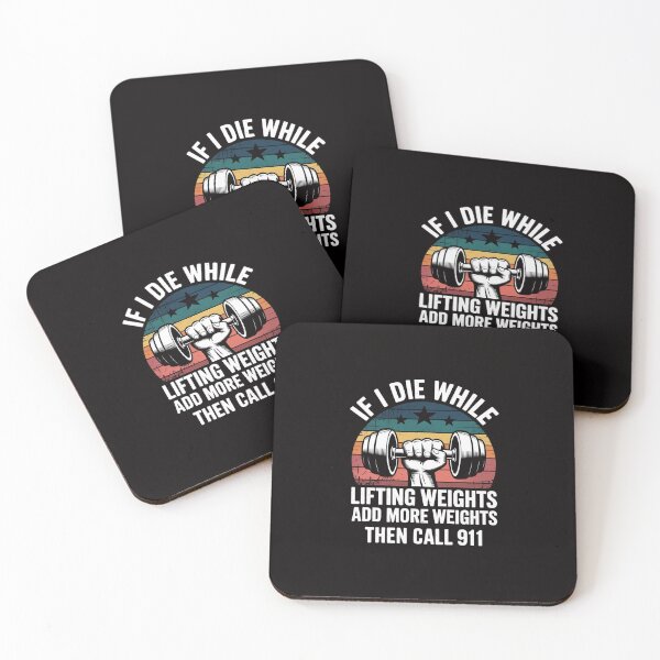 Item preview, If I Die While Lifting Weights - Workout & Gym Gift designed and sold by banbopbii.